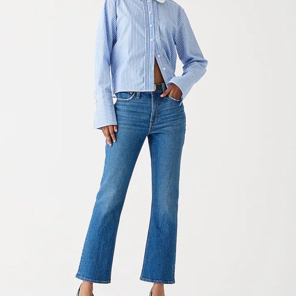 j-crew 9" demi-boot ankle jean NWT - Picture 1 of 3